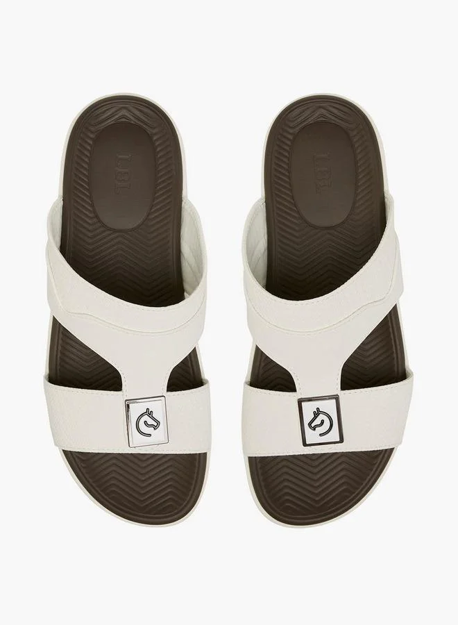 LBL by Shoexpress Men Textured Arabic Sandals Ramadan Collection